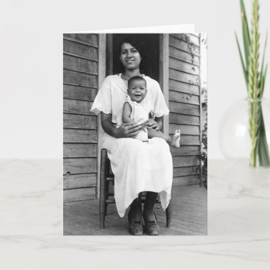 De Afrikaanse Amerikaanse Kaart van de Moeder en (Voorkant)