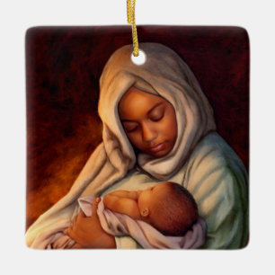 De Afrikaanse Amerikaanse Ornamenten van Kerstmis
