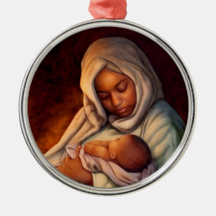 De Afrikaanse Amerikaanse Ornamenten van Kerstmis