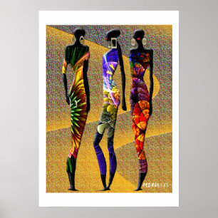 De Afrikaanse Bloemen van de Woestijn Poster