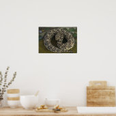 De Afrikaanse Puff-adder Bitis van Snake Charmer Poster (Keuken)