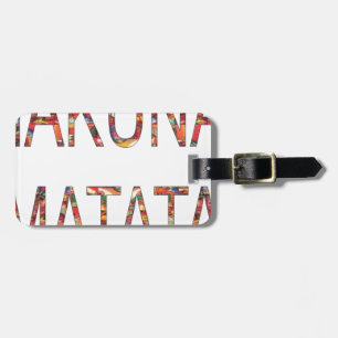 De Afrikaanse Vintage gift van Hakuna Matata van Bagagelabel