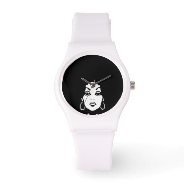 de afro horloge (Voorkant)
