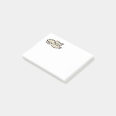 de afschuwelijke yeti krab post-it® notes (Schuin)