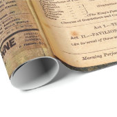 De afspeelbrieven cadeaupapier (Rol Hoek)