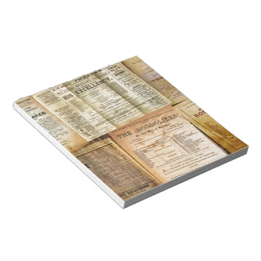 De afspeelbrieven notitieblok (Schuin)