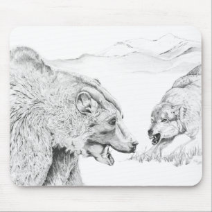 De afstand - Mousepad Muismat