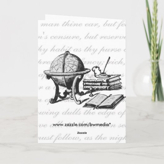 De Afstuderen bedankkaart (Achterkant)