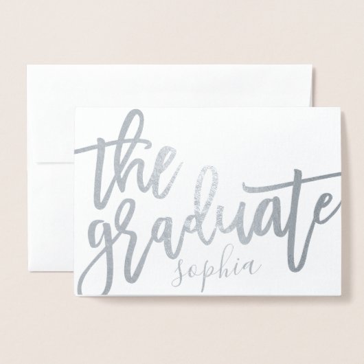 DE AFSTUDEREN FOLIE KAARTEN (Voorkant met envelop)