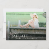 De Afstuderen fotograafpartij vieren Kaart (Voorkant)