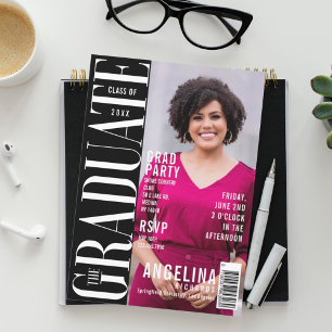 De Afstuderen Fun Trendy Magazine Hoesje Partij Kaart