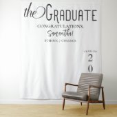 De Afstuderen High School College Afstudeerder Ach Wandkleed (In situ)