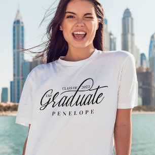 De Afstuderen Moderne Klasse van het Manuscript va T-shirt