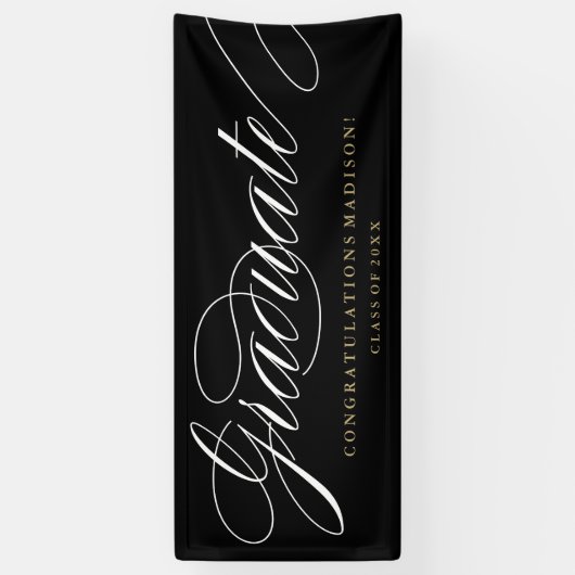 De Afstuderen Spandoek (Verticaal)