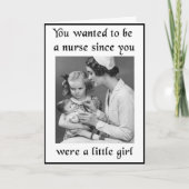 De Afstuderen van de School van de verzorging Kaart (Voorkant)