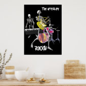 De afterlife ROCKS. Poster (Keuken)