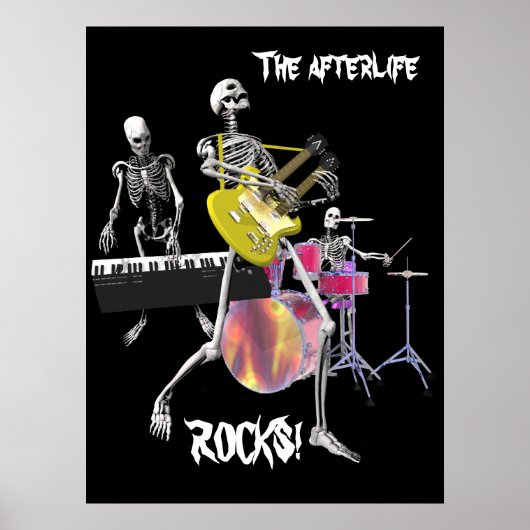 De afterlife ROCKS. Poster (Voorkant)