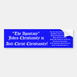 De afval bumpersticker