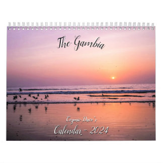 De agenda van Gambia Kalender