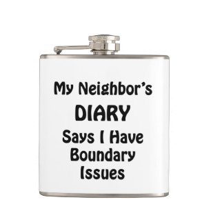 De agenda van mijn buur heupfles