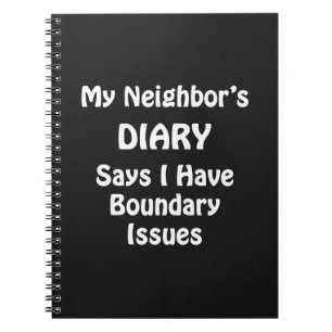 De agenda van mijn buur notitieboek