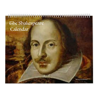De agenda van Shakespeare Kalender