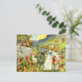 De airy Prince en Thumbelina Briefkaart (Staand voorkant)