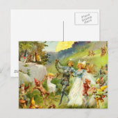 De airy Prince en Thumbelina Briefkaart (Voorkant / Achterkant)