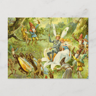 De airy Prince en Thumbelina Briefkaart