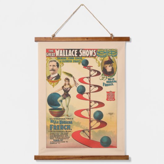 De Akte van M'lle Norada Frans Hangend Wandkleed (Voorkant)