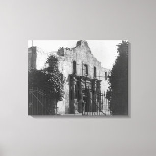 De Alamo in San Antonio, TX foto #2 Canvas Afdruk