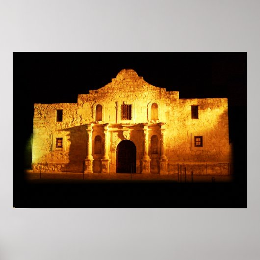 De Alamo, San Antonio, Texas Poster (Voorkant)