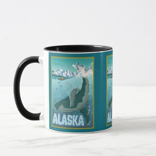 De  Alaskan Travel Mug Mok (Links)