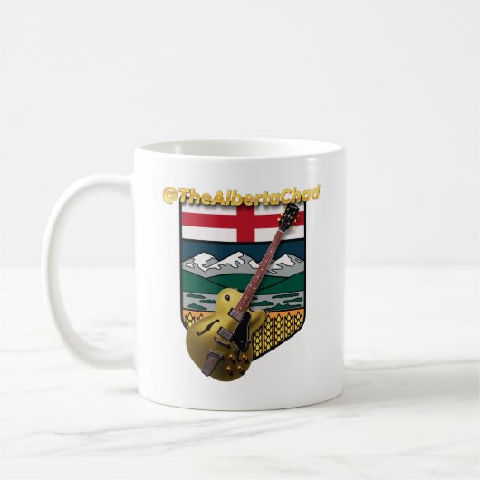 De Alberta Chad koffiemok (Links)