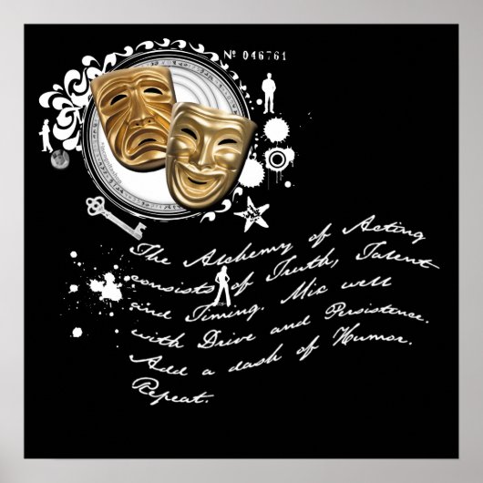 De alchemie van de actie poster (Voorkant)