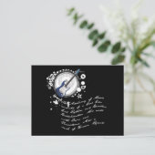 De alchemie van muziek briefkaart (Staand voorkant)