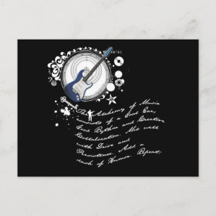 De alchemie van muziek briefkaart