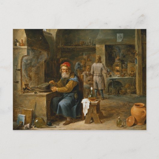 De alchemist briefkaart (Voorkant)