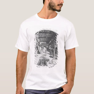 De alchemist in zijn laboratorium, van 'Amphitheat T-shirt