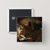 De alchemist vierkante button 5,1 cm (Voorkant /achterkant)