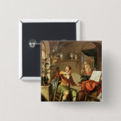 De alchemist vierkante button 5,1 cm (Voorkant /achterkant)