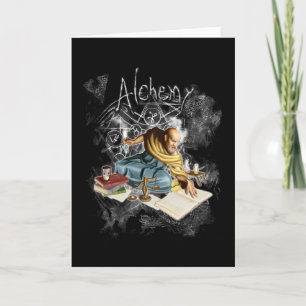 De alchemist Wetenschap en Magie Kaart