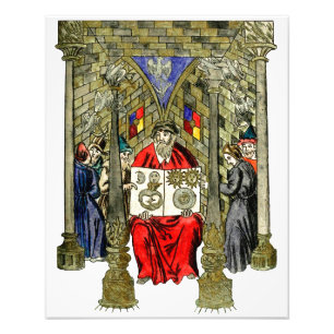 De Alchimie van de Draak van Ouroboros Foto Afdruk