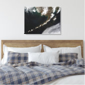De Aleutiaanse eilanden en het schiereiland Alaska Canvas Afdruk (Insitu (Slaapkamer))