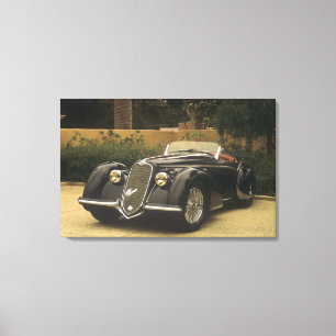 De Alfa Romeo 8C 2900B is een zeer zeldzame en zee Canvas Afdruk