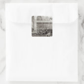 De Algemene Vergadering van de Kirk van Schotland Vierkante Sticker (Tas)