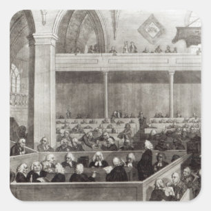 De Algemene Vergadering van de Kirk van Schotland Vierkante Sticker