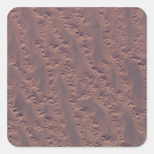 De Algerijnse woestijn Vierkante Sticker (Voorkant)