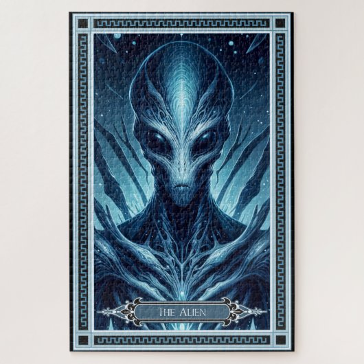 De Alien Tarot-kaart Legpuzzel (Verticaal)