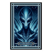 De Alien Tarot-kaart Perfect Poster (Voorkant)